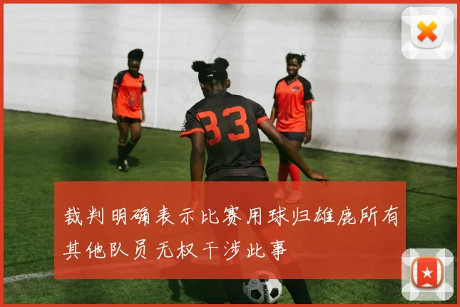 裁判明确表示比赛用球归雄鹿所有其他队员无权干涉此事